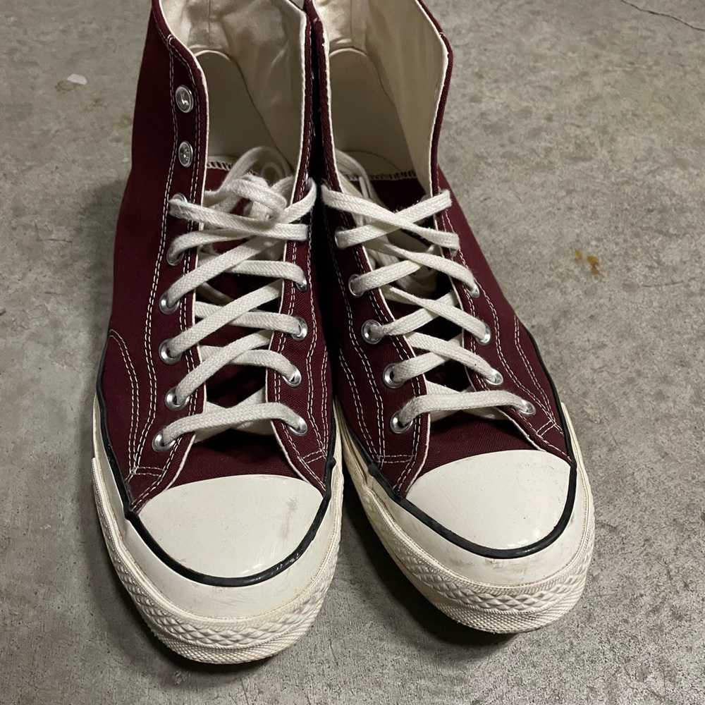 Chuck 70 Vintage Canvas (Maroon) Size 11 (Runs a half size big)